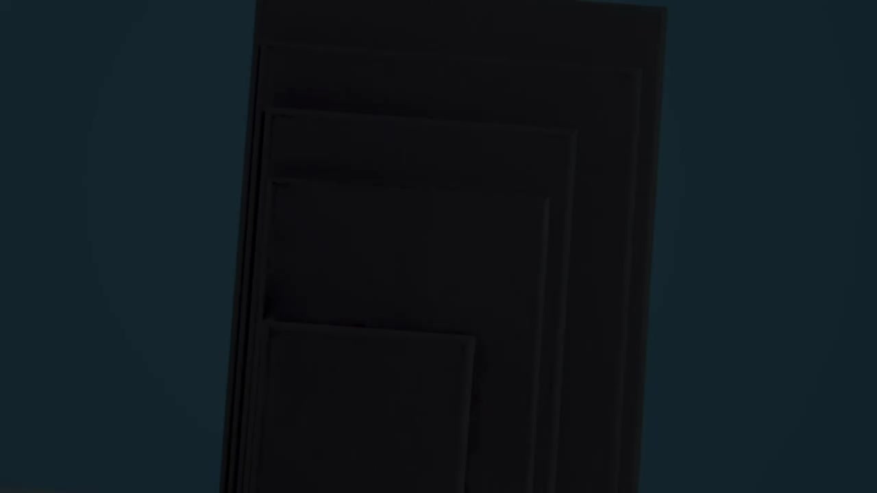 Black Paint Canvases for Painting, Pack of 4, Blank Black Canvas