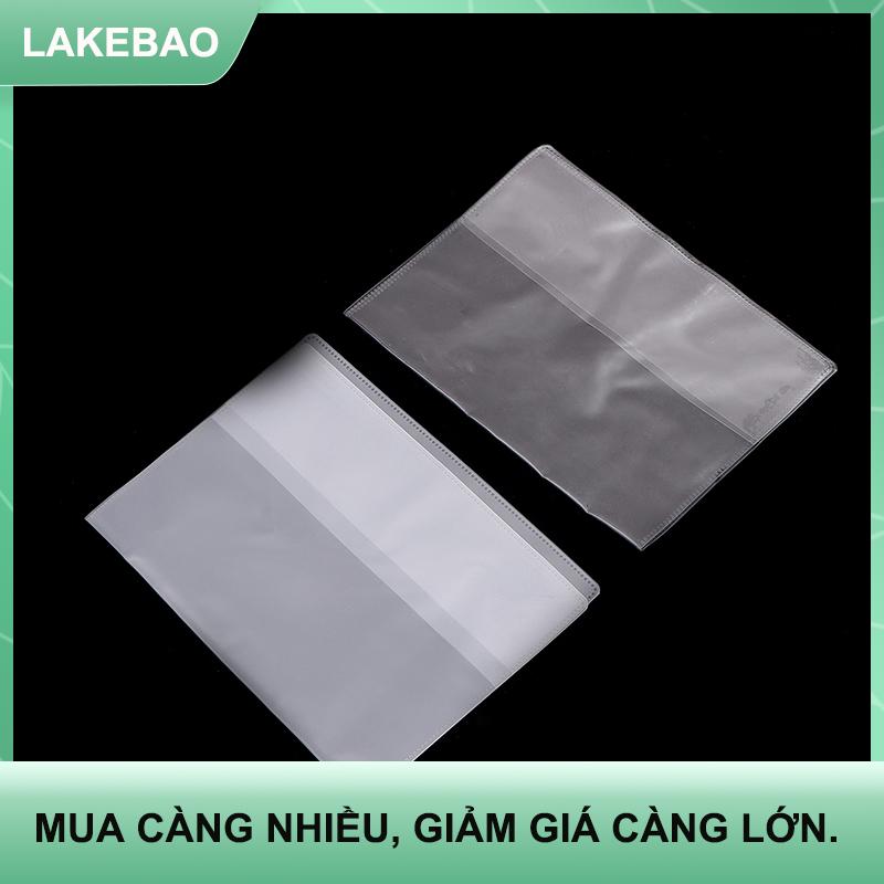 【LAKEBAO】 3pcs hộ chiếu bảo vệ bìa trong suốt Frosted PVC chất liệu không thấm nước tài liệu trường hợp đối với hộ chiếu Ví thẻ tín dụng