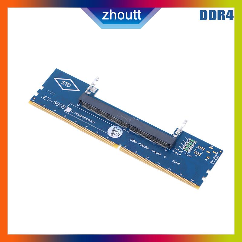 zhoutt DDR3 DDR4 DDR5 máy tính xách tay SO-DIMM để máy tính để bàn chuyển đổi thẻ chuyển đổi Bộ nhớ RAM kết nối bộ chuyển đổi - 2
