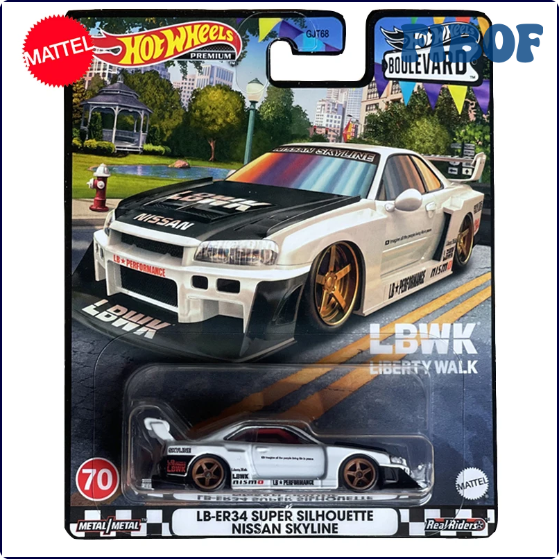 Hot Wheels Lbwk Nissan Skyline 2000Gt-R 1:64 Diecast Car Toy Gift
