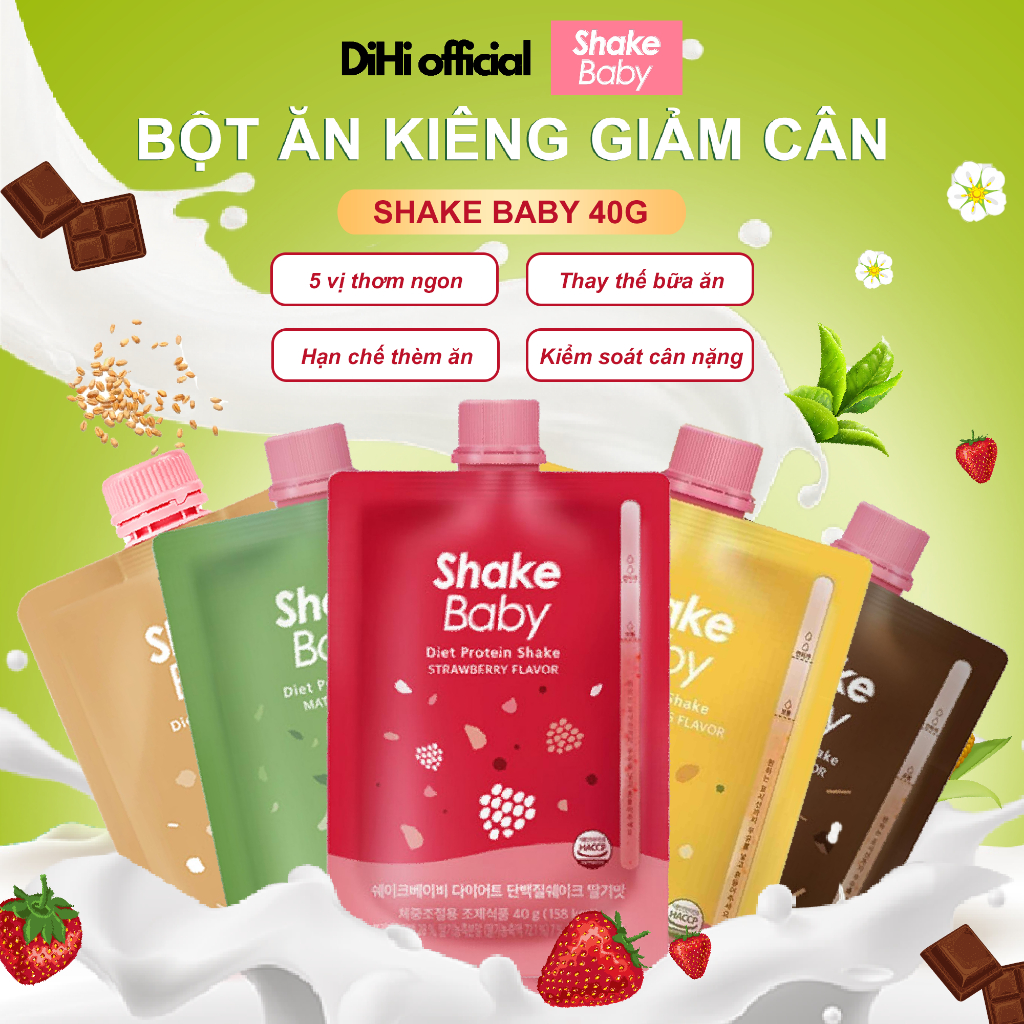 Bột Ngũ Cốc Ăn Kiêng Thay Thế Bữa Ăn SHAKE BABY Diet Formular Protein Hỗ Trợ Giảm Cân