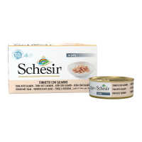 Schesir Natural Jelly Adult Canned Cat Food Multipack 50g x 6