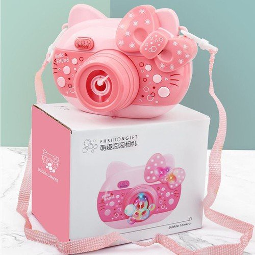 Đồ chơi máy ảnh thổi bong bóng tự động có nhạc- Thingkids