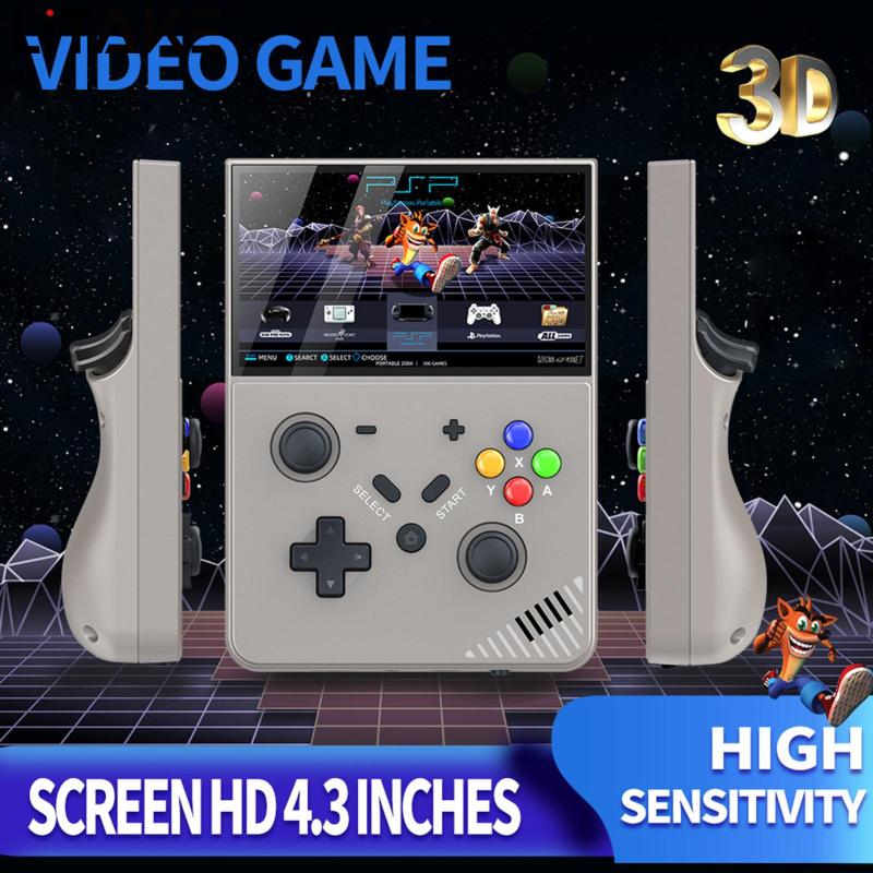 อุปกรณ์เกมมิ่งและเกม Litake M18 Retro คอนโซลเกมมือถือ 4.3 นิ้วหน้าจอ LCD มือถือวิดีโอเกมระบบของขวัญเหมาะสำหรับเด็กคนรักเกม ราคา 4,798 บาท*ส่งฟรี