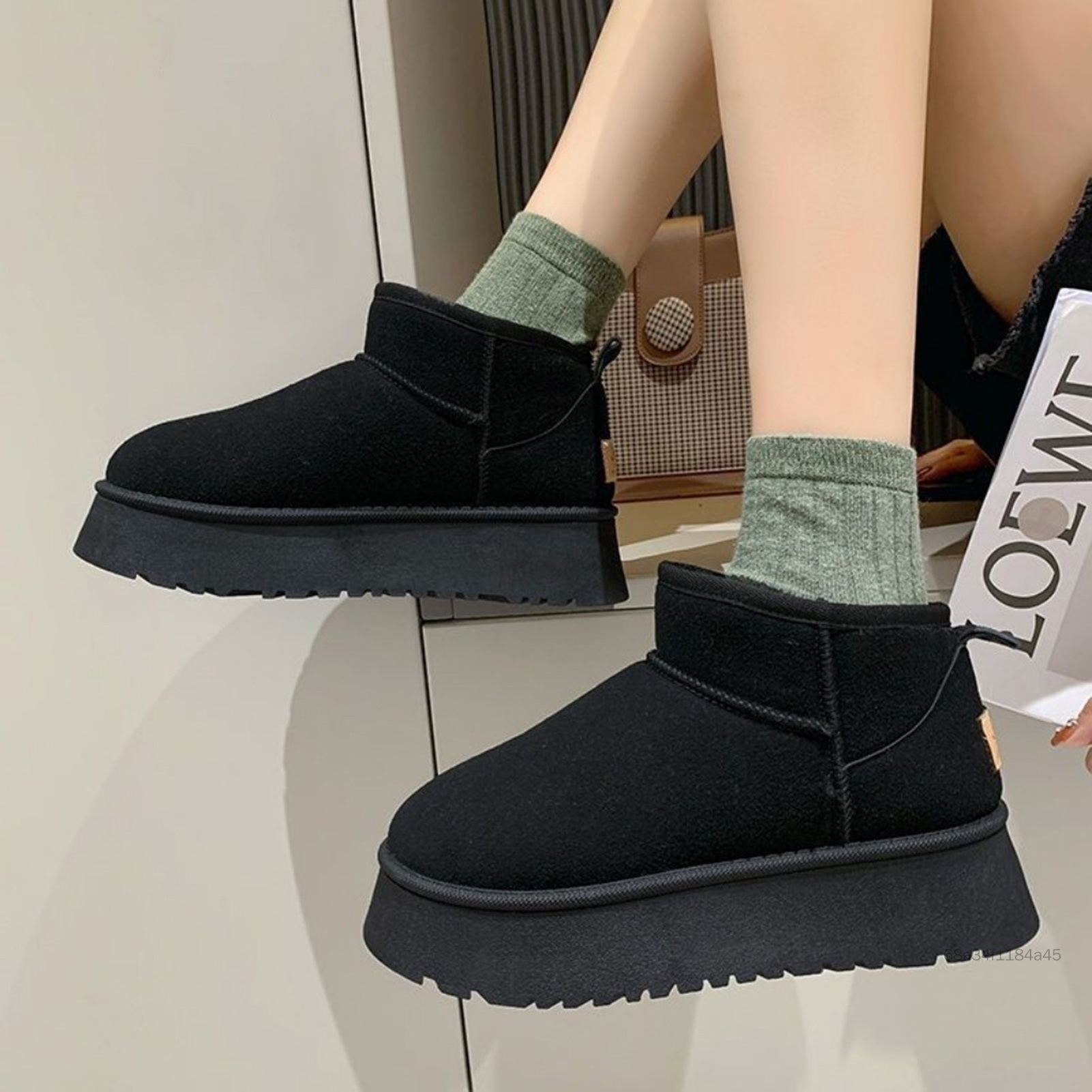 Ladies sang trọng Booties Snow Booty Boots thoáng khí Boots ấm áp cho việc mua sắm du lịch kinh doanh hẹn hò SP-VN - 2
