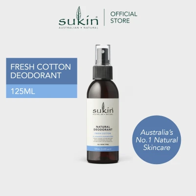 Sukin Natural Deodorant - Fresh Cotton (125ml)