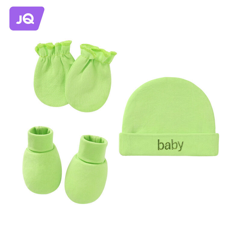 Newborn cap anti-scratch gloves foot cover baby cap anti