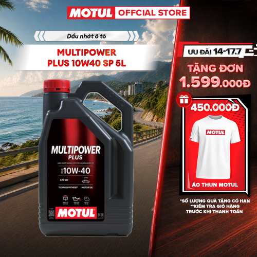 Dầu nhớt xe ô tô MOTUL MULTIPOWER PLUS 10W40 SP 4X5L VN