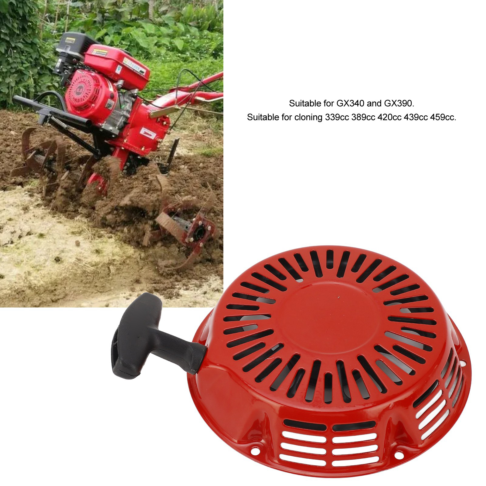 Hợp kim nhôm Đồ chơi kéo thả hoạt động dễ dàng gắn vào đơn giản tua lại khởi động Phù hợp tốt cho gx340 gx390