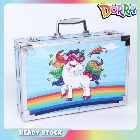 145PCS/BOX Children Water Colour Painting Art Supplies Set Drawing Board Stationery Color Crayon Set Pensel Warna