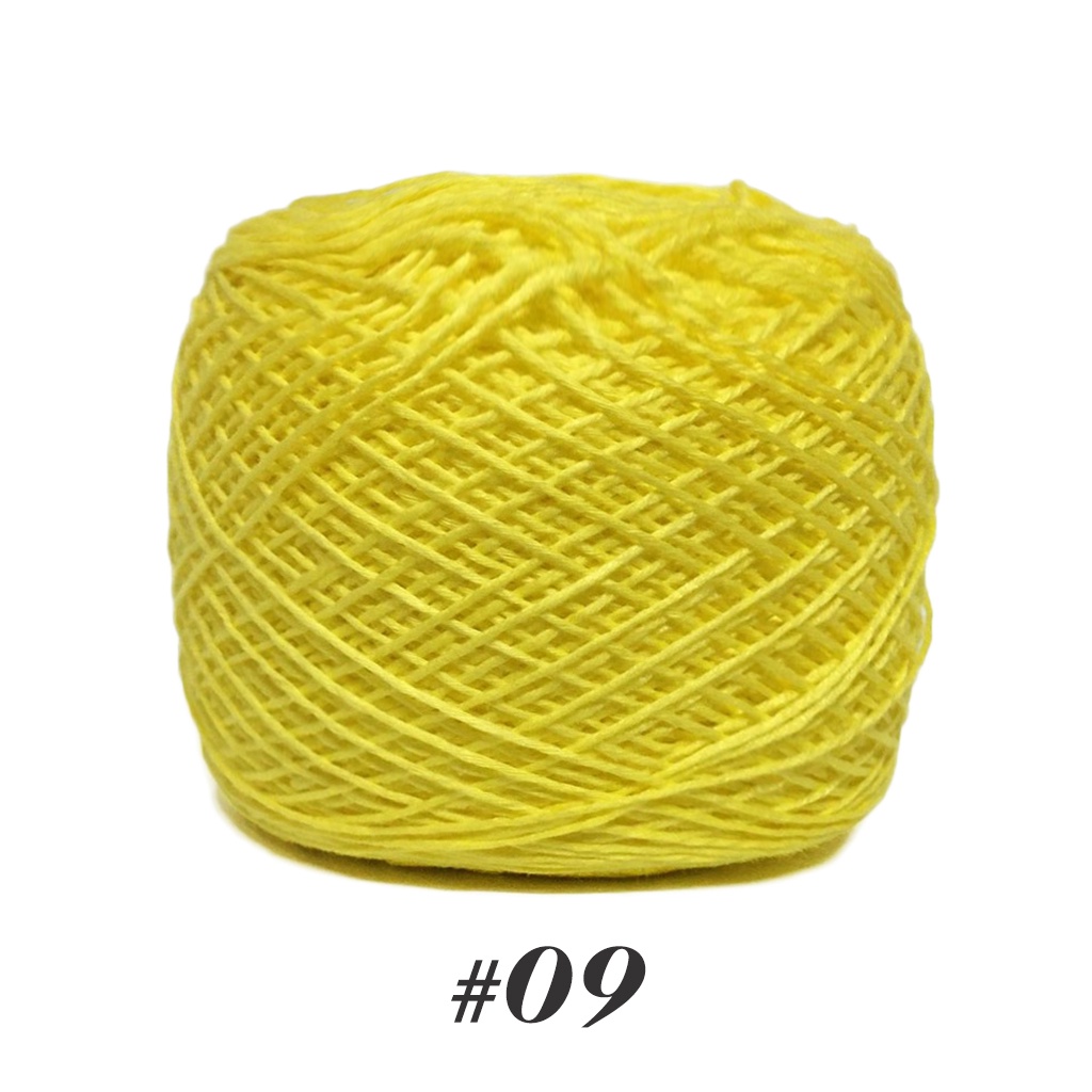 Sợi Cotton Việt Nam 1mm Craft Yarn cuộn 100g (Bảng màu 01 đến 50)