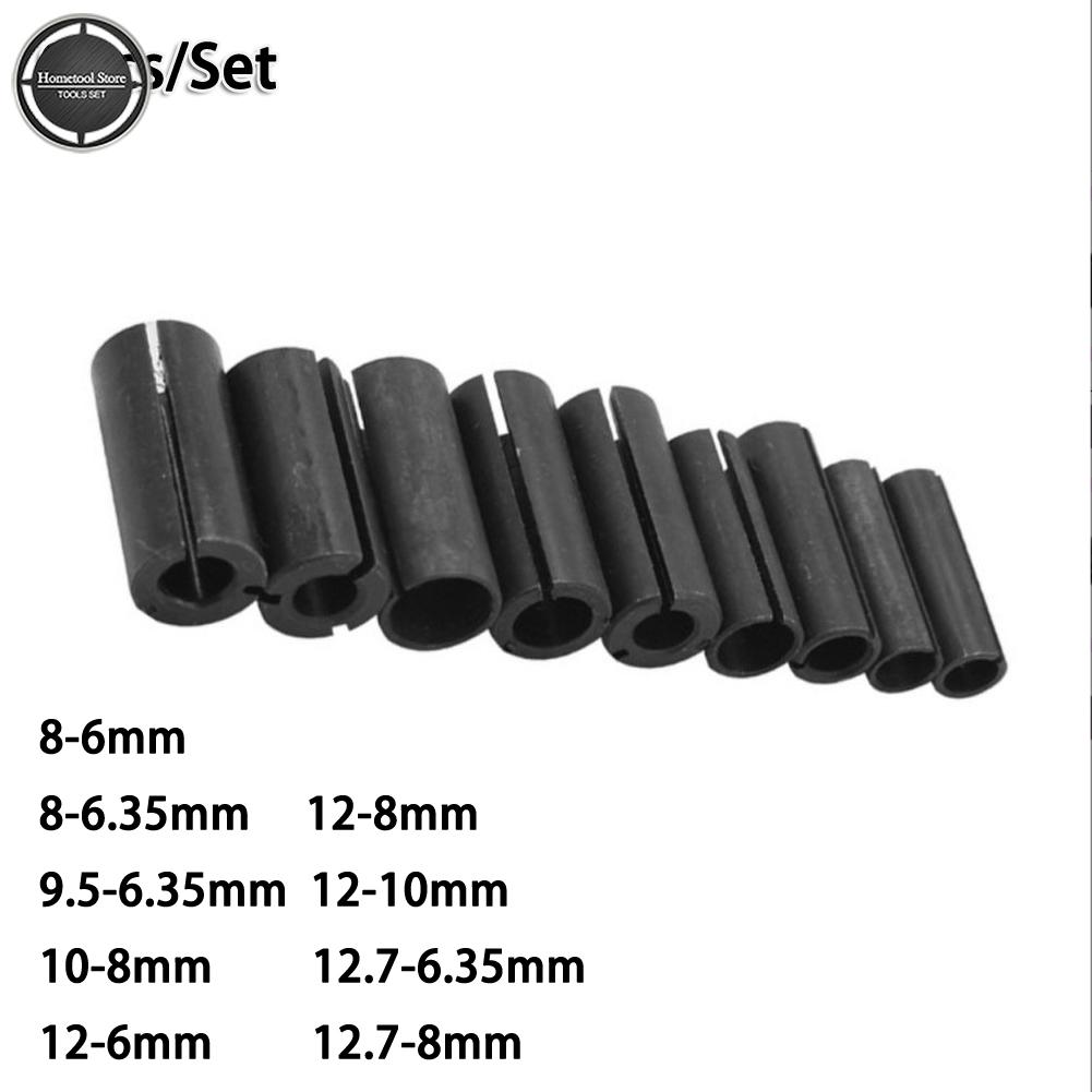 Hometool 9pcs chuyển đổi Chuck chuyển đổi Chuck cho máy khắc chủ bền