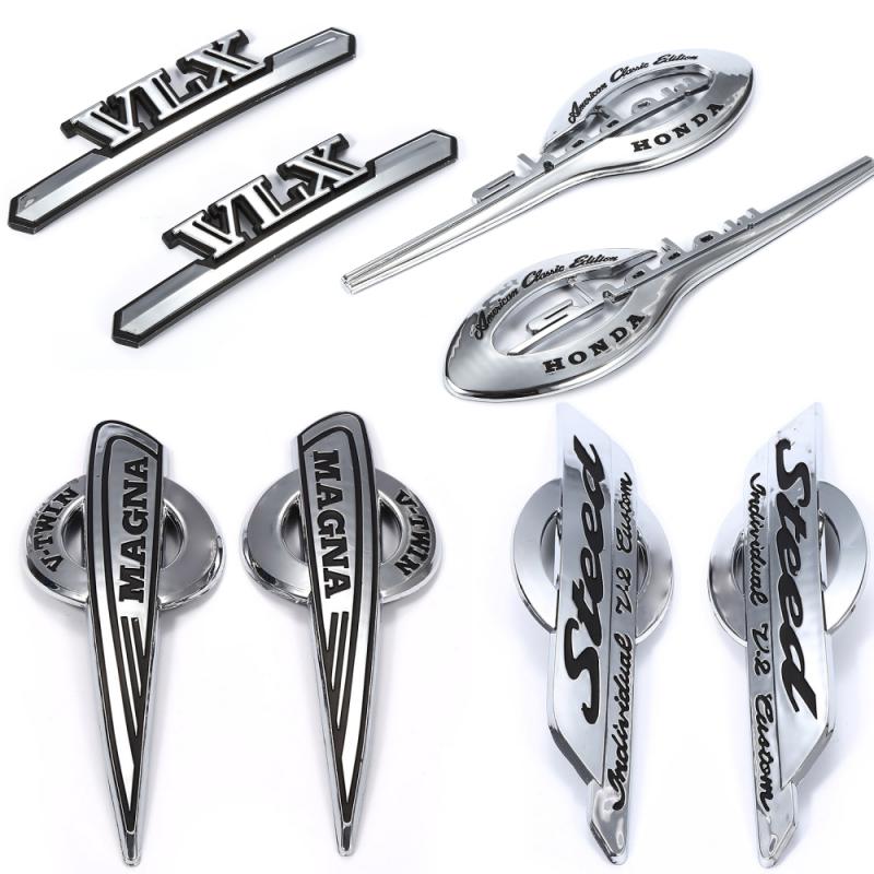 Kỳ nghỉ giảm giá xăng xe máy nhãn dán thùng nhiên liệu tấm gắn logo đề can miếng dán cho Honda Magna/Honda vlx/Honda steed/Honda bóng Phụ tùng xe máy