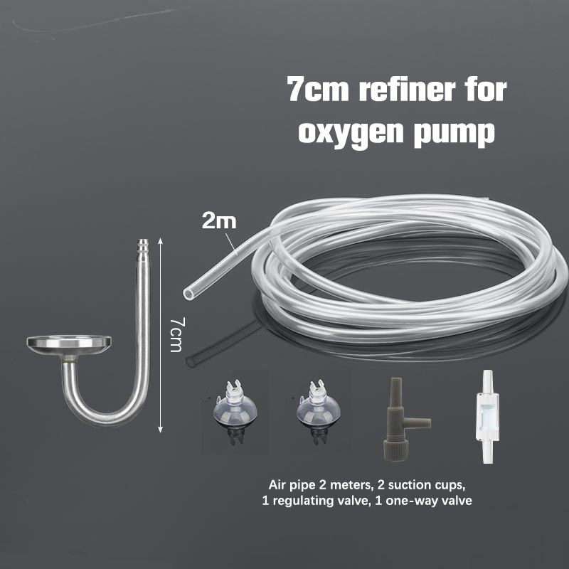 [HUSTOM] COD Zrdr Aquarium CO2 Máy phun sương CO2 khuếch tán gương 304 thép không gỉ áp lực giảm solenoid van Refiner cho thực vật thủy sinh tăng trưởng Fish Tank CO2 Refiner - 6