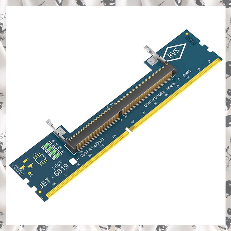 Desktop DDR4 Adapter Card, Laptop SO DDR4 RAM to SO DIMM 4 Ddr4 Converter, Memory Tester Included