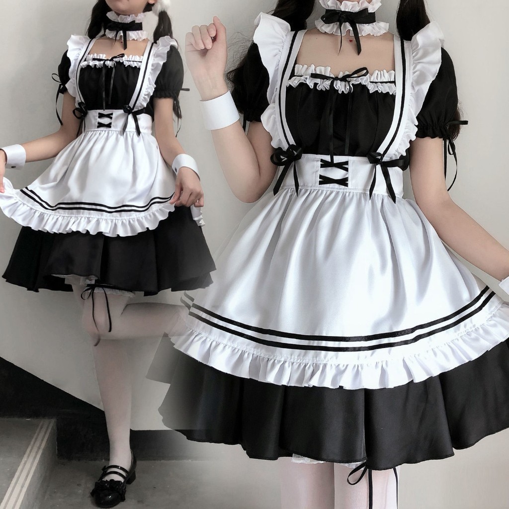  Cos bộ trang phục hầu gái lolita dễ thương-Goya170 