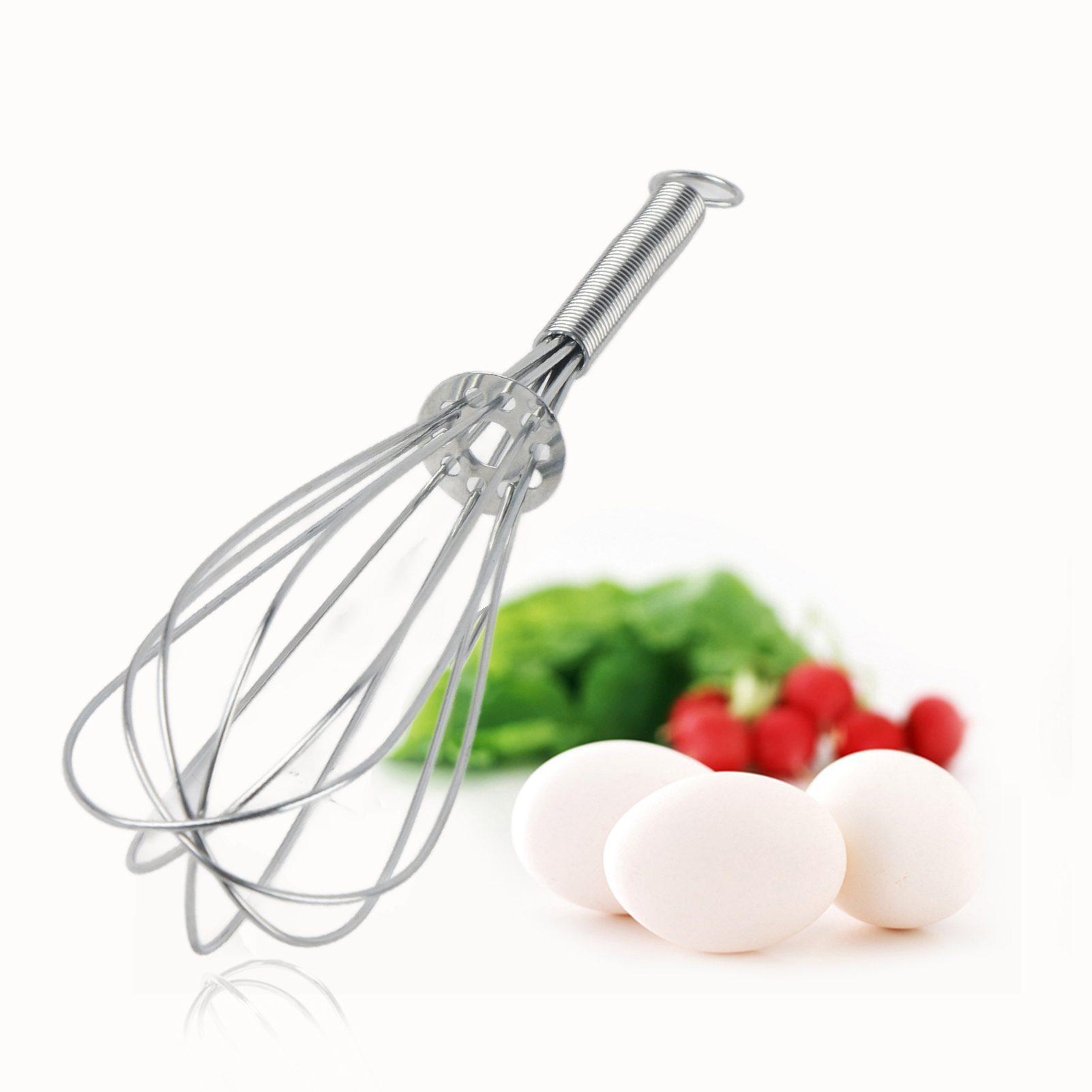 Trứng Beater đồ tạo bọt sữa cầm tay thép không gỉ Máy đánh trứng phới đánh trứng eggbeater dụng cụ nấu ăn