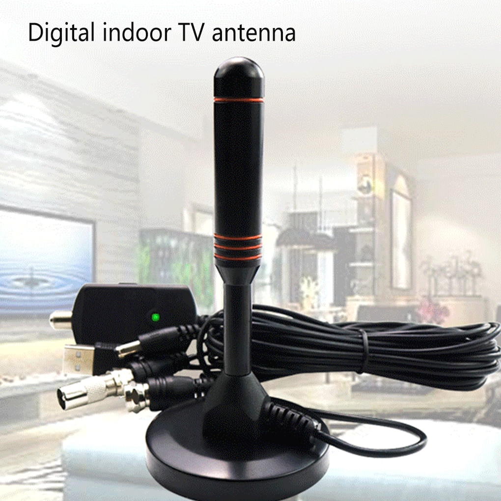 TV Antenna Indoor Digital HD Portable School Amplifier Booster Aerial