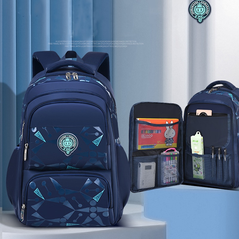 New Waterproof School Bags For Girls Boys Kids Backpack Primary School