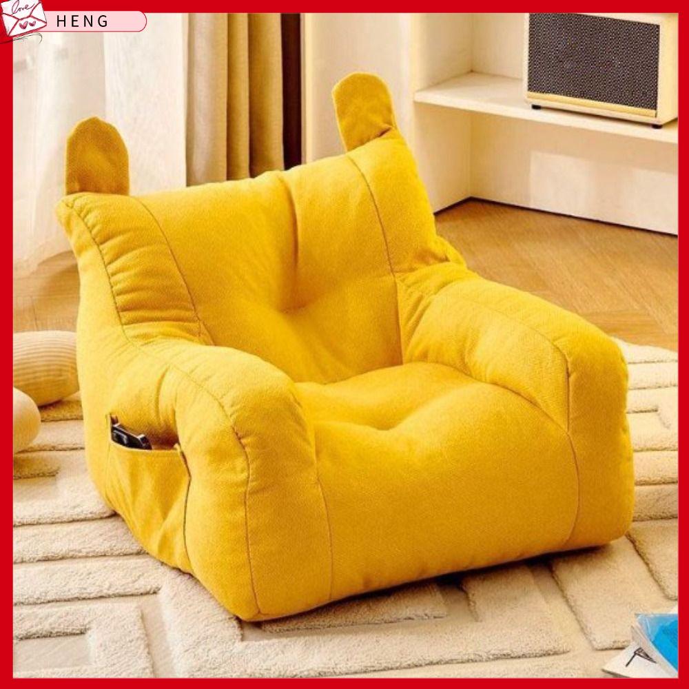HENG Mềm mại Ghế Sofa Nhỏ Tiện dụng Thoải mái Ghế sofa cotton có thể giặt được Dễ thương cho trẻ em với túi lưu trữ Ghế Sofa Lười Phòng Khách Dành cho bé trai và bé gái