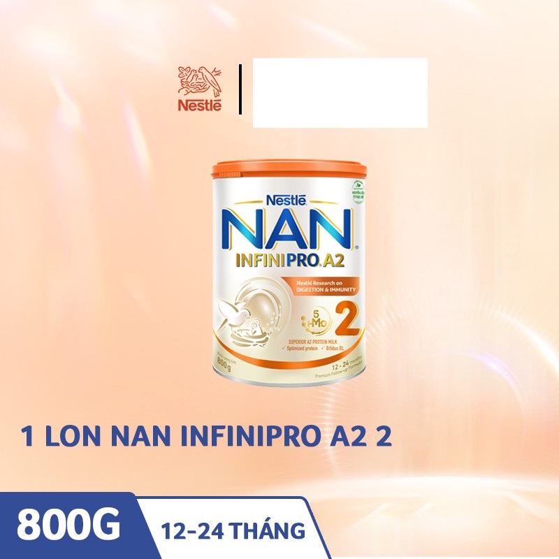 Sản phẩm dinh dưỡng công thức Nestlé NAN INFINIPRO A2 2 800g