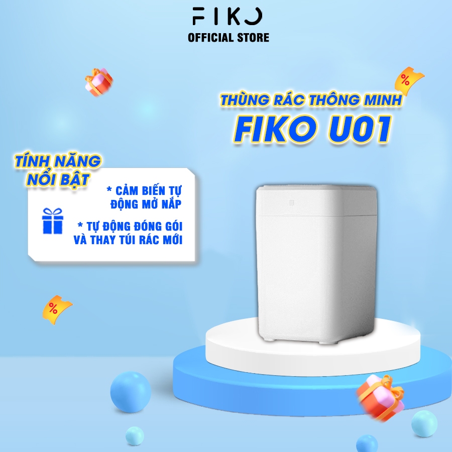 Thùng rác thông minh tự thay túi rác FIKO U01