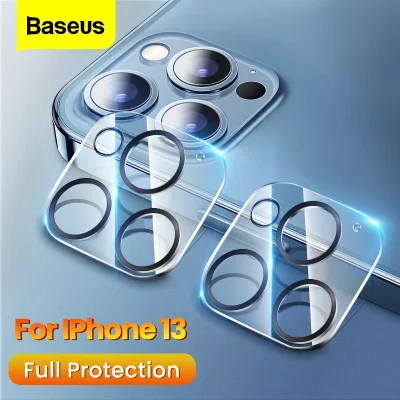 Baseus 2PCS Phone Lens Protector For iPhone 13 Pro Max 2021 Full Cover Back Lens Protective Tempered Glass