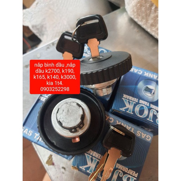 Nắp dầu, nắp bình dầu xe tải kia k2700,k165, k190, k3000, kia 1t4, kia 2t5