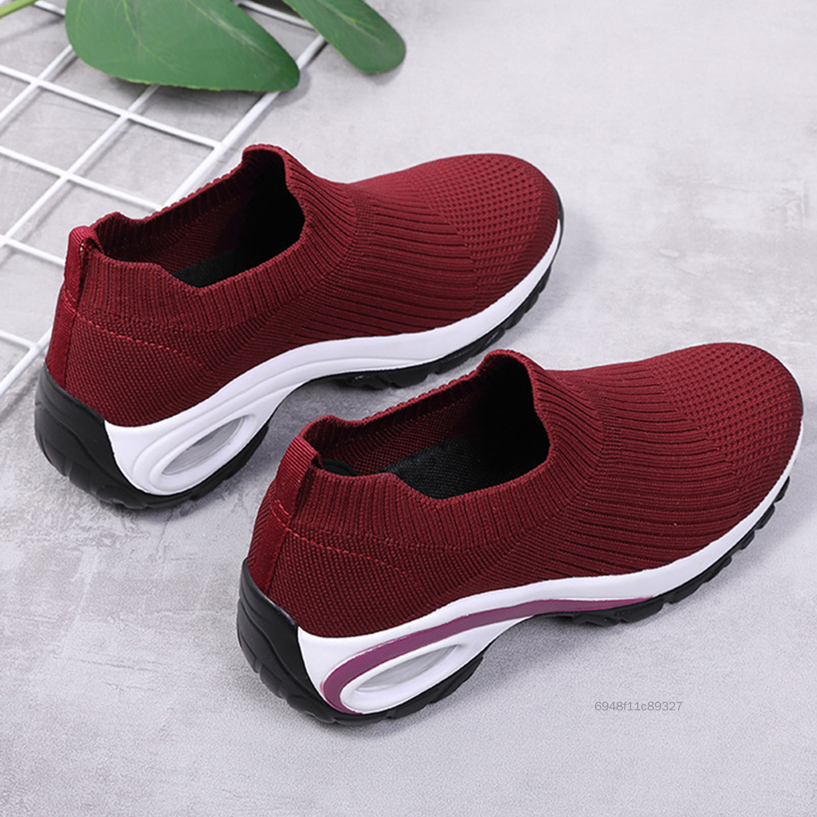 Giày Sneaker Thể Thao Slip On Nữ Siêu Nhẹ Mùa Hè Chạy Bộ Cho Nữ Đi Làm Hàng Ngày JS-026-VN - 2