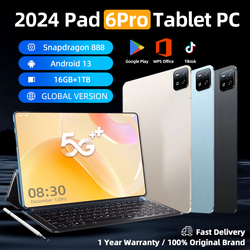 Mi Pad 6 Pro Tablet - 11.6 Inch 144Hz Display, 16Gb Ram 512Gb Rom