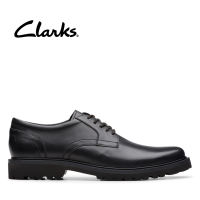 Clarks Mens Berwick Lace Black Leather