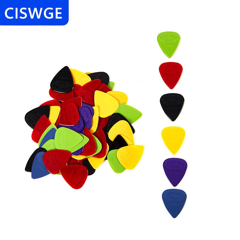 [COD] CISWGE  10 Miếng Miếng Miếng gảy đàn guitar Alice dụng cụ trung gian bằng nylon màu trắng đen chống trượt cho Đàn Guitar Điện Acoustic phụ kiện đàn Ukulele