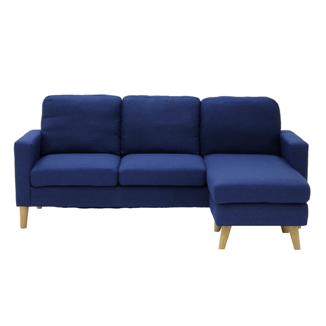Looms โซฟาเข้ามุมสลับด้านได้ซ้าย/ขวา รุ่น Series สีน้ำเงิน (186x130x81 ซม.) ราคา 7,420 บาท*ส่งฟรี