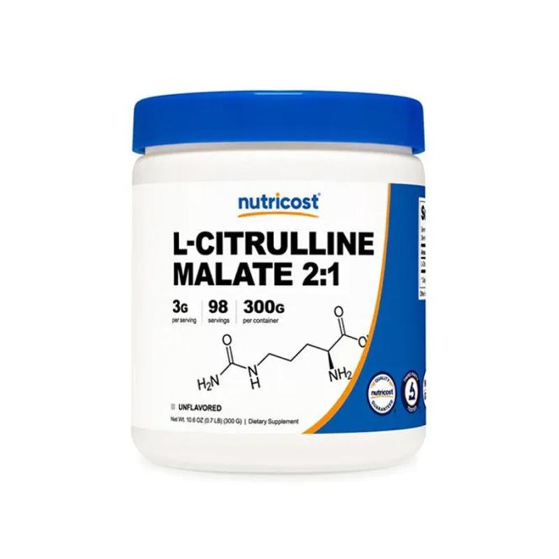 Nutricost L-Citrulline Malate 2:1 Powder - Bột giúp tăng sức mạnh cơ cải thiện hiệu suất tập luyện ✓ Gia tăng mức NO làm giãn nở mạch máu tăng cường lưu thông máu