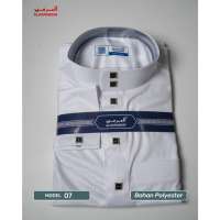 AL Haramain Jubah / Gamis Remaja & Dewasa Premium Manset (07 E) | Putih v02