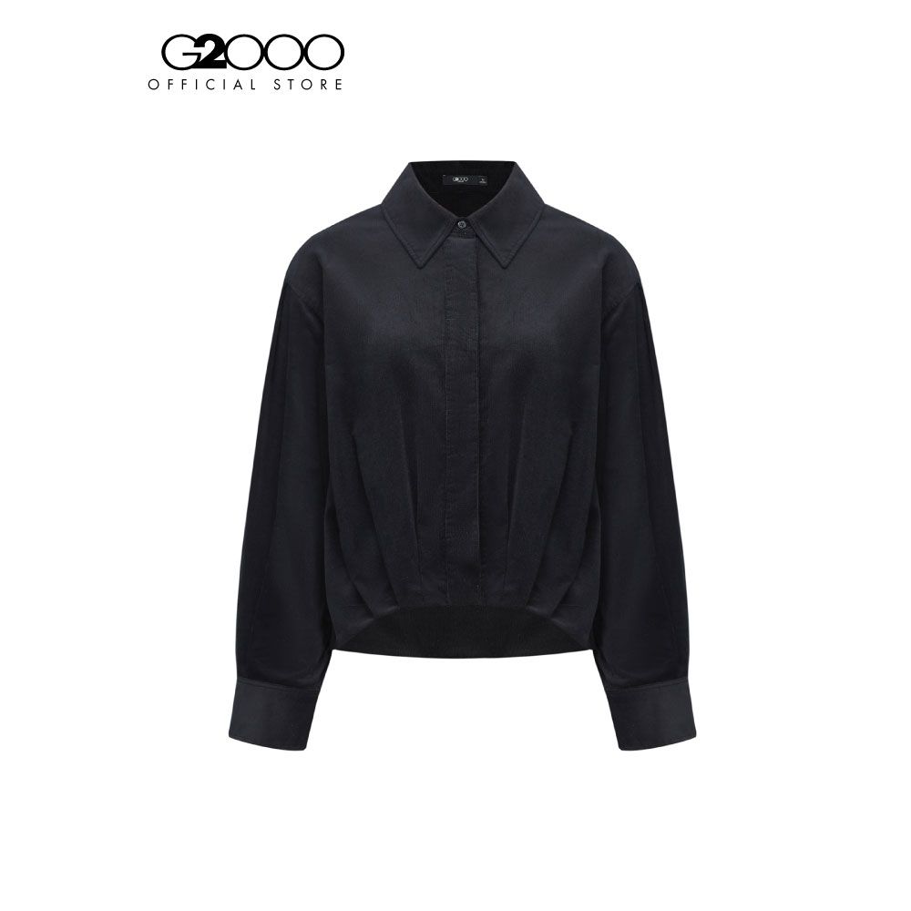 G2000 เสื้อเชิ้ตลำลองสำหรับผู้หญิง ทรง Regular Fit รุ่น 4622315099 BLACK ราคา 1,800 บาท*ส่งฟรี