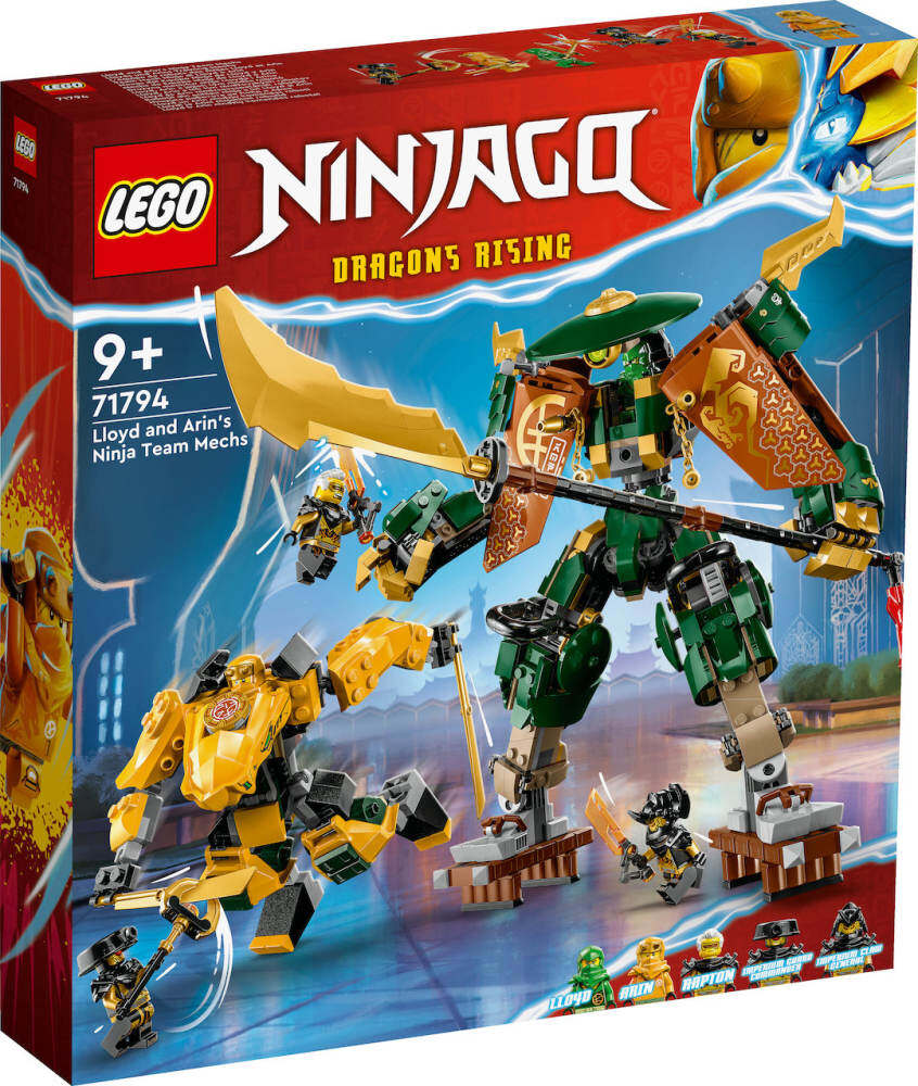 LEGO 71794 Ninjago Lloyd and Arins Ninja Team Mechs lego xếp hình