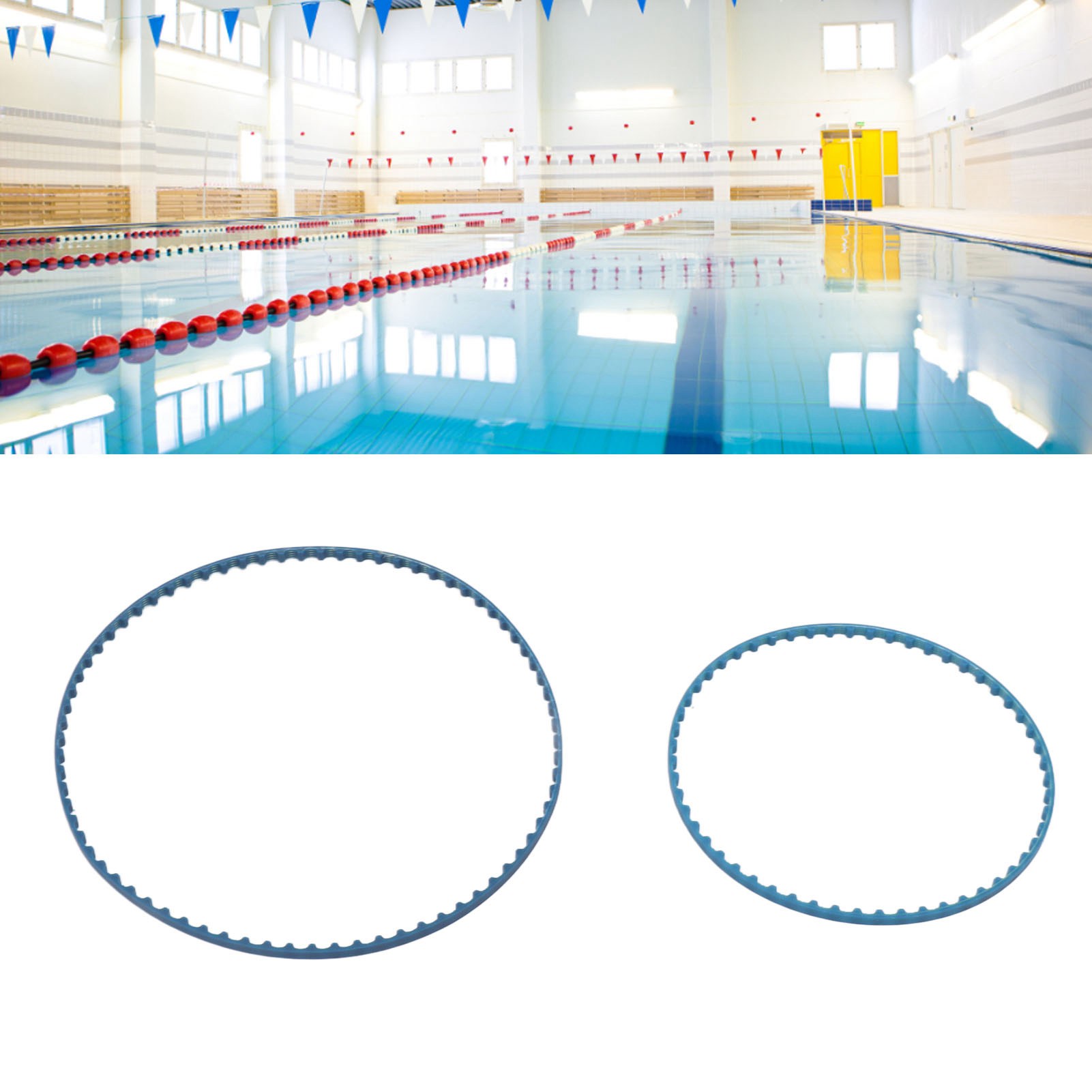 Pool Cleaner Drive Belt Light Weight Automatic Pool Cleaner Belt Replacement for Pool Cleaning ราคา 15 บาท*ส่งฟรี