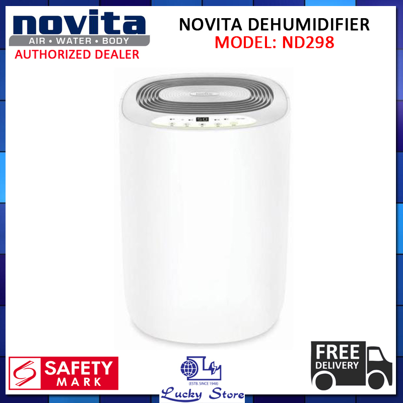 (Bulky) NOVITA ND298 DEHUMIDIFIER WITH IONIZER, 3 YEARS WARRANTY, FREE DELIVERY, 12L PER DAY Singapore