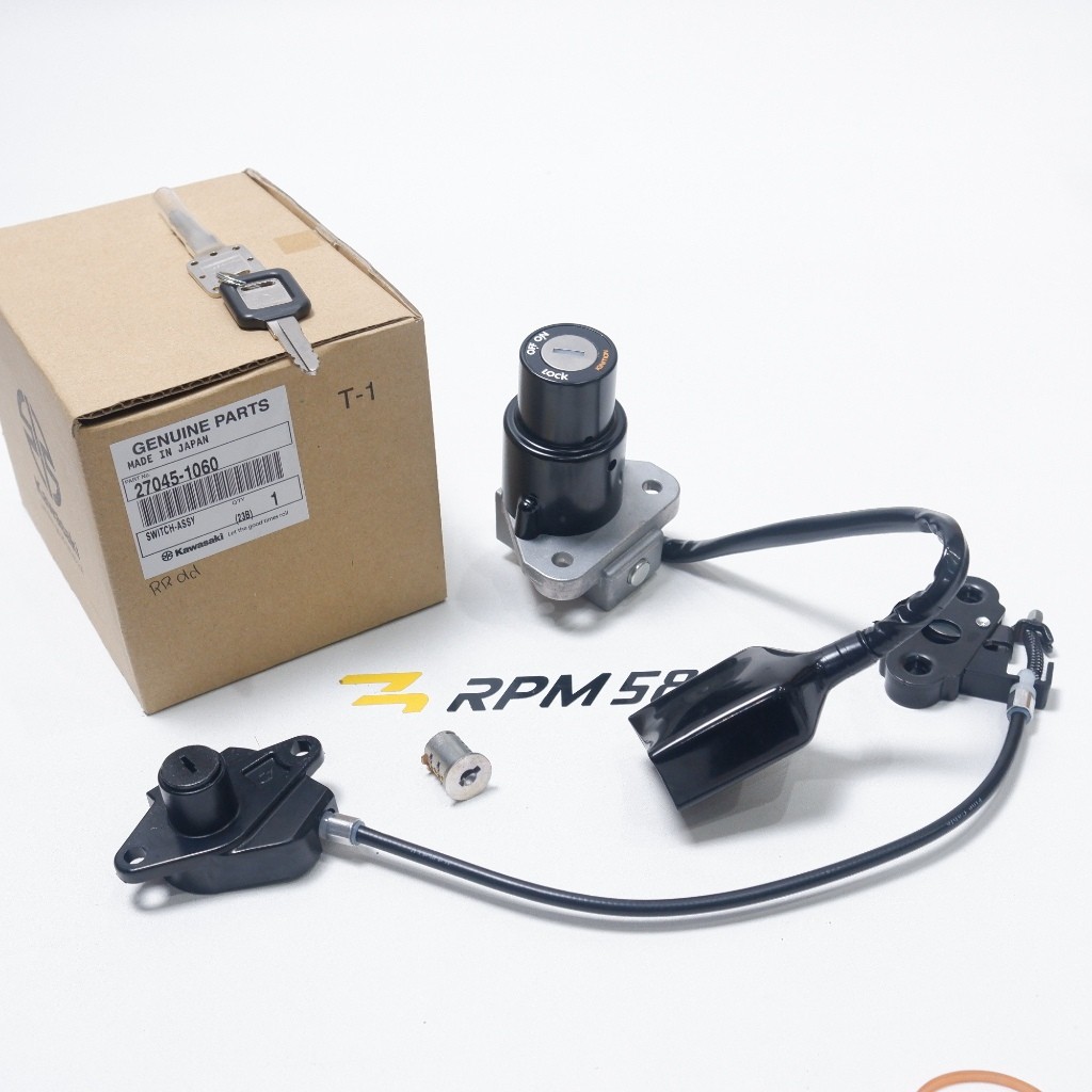 Kunci Kontak Assy Full Set Kawasaki Ninja RR Old ORIGINAL 27045-1060 Harga 1,395,589 rupiah*Gratis Ongkir