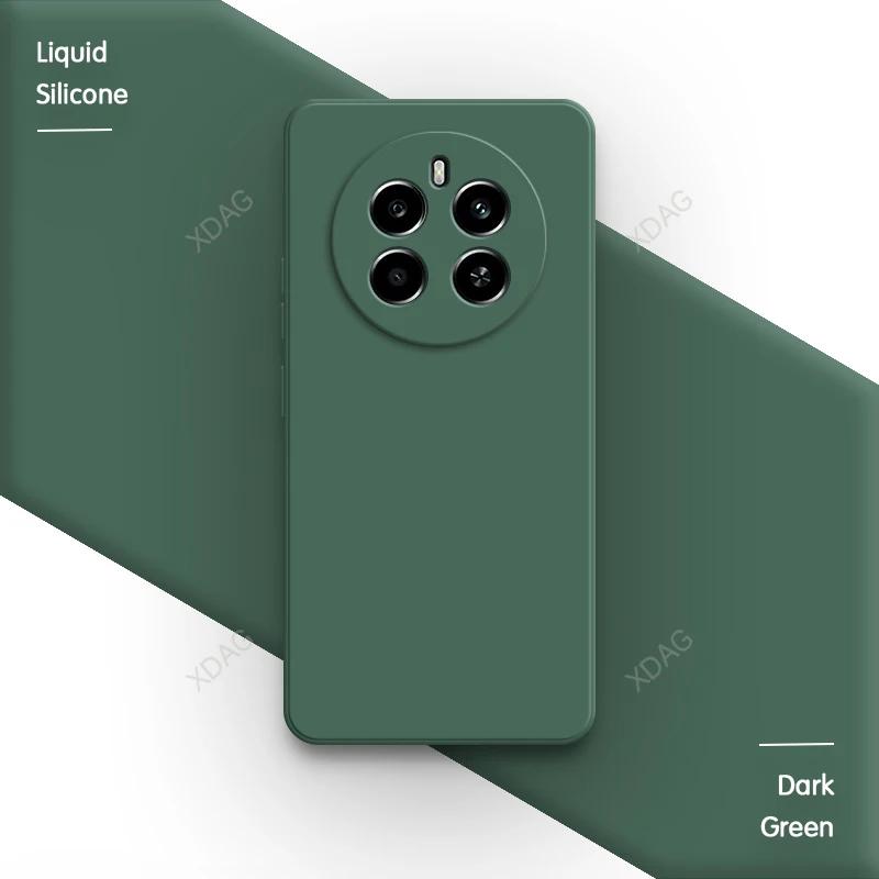 Funda Sang Trọng Ốp điện thoại cho OPPO Realme Narzo 70 Narzo70 5G 6.67 "mềm Silicone lỏng Ban Đầu Cao Qualtiy trơn đơn giản Bìa