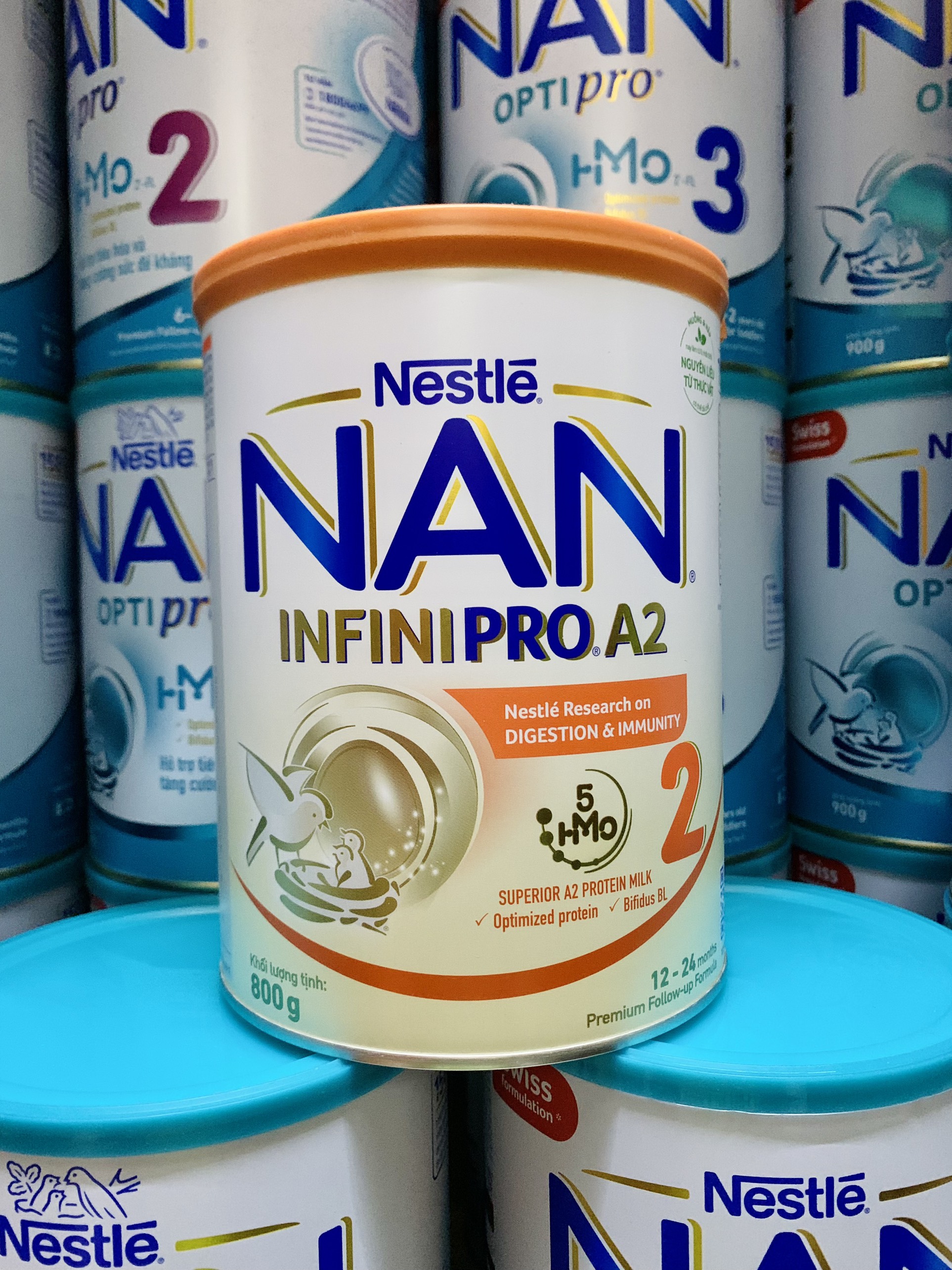 Sữa bột Nan InfiniPro A2 số 2 800g