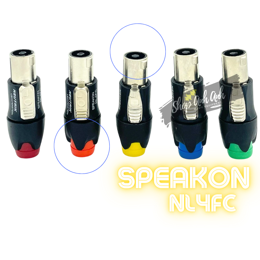 Jack loa Speakon bọc hợp Kim loại tốt giá 1 cái