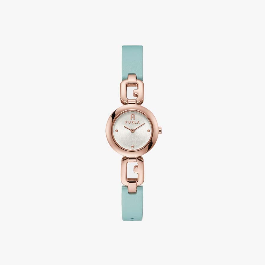 Đồng Hồ Nữ FURLA Arco Chain Round Case 25 Mm - Vitello+Metallo