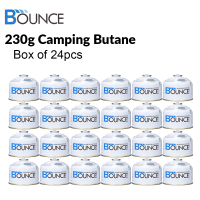 BOUNCE Camping Butane Screw Type Valve 110G 230G 450G Isobutane Canister Can For Camping Portable Cooking Stove Lamp Lantern Light Original ISO Butane Propane Outdoor