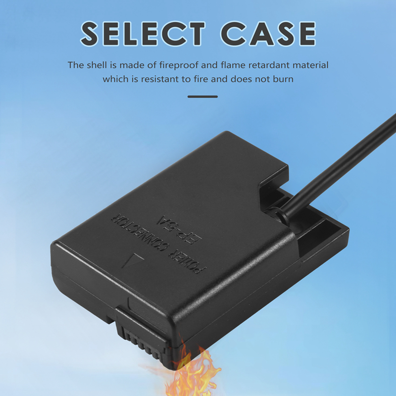 (ZYMB) Full Decoded Dc Coupler En-El14 Dummy Battery Supply For P7800 P7700 P7100 D5600 D5500 D5300