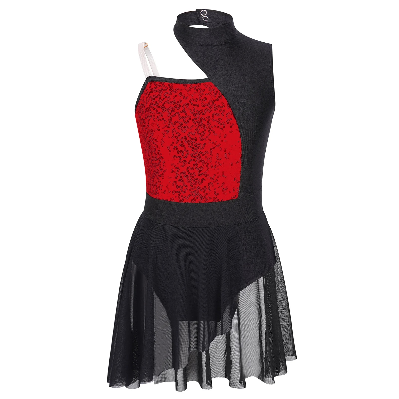 Trẻ em Mua ba lê cho bé gái thể dục dụng cụ leotards con trượt băng ăn mặc không tay xê QUIN lấp lánh trữ tình tiết mục nhảy múa trang phục