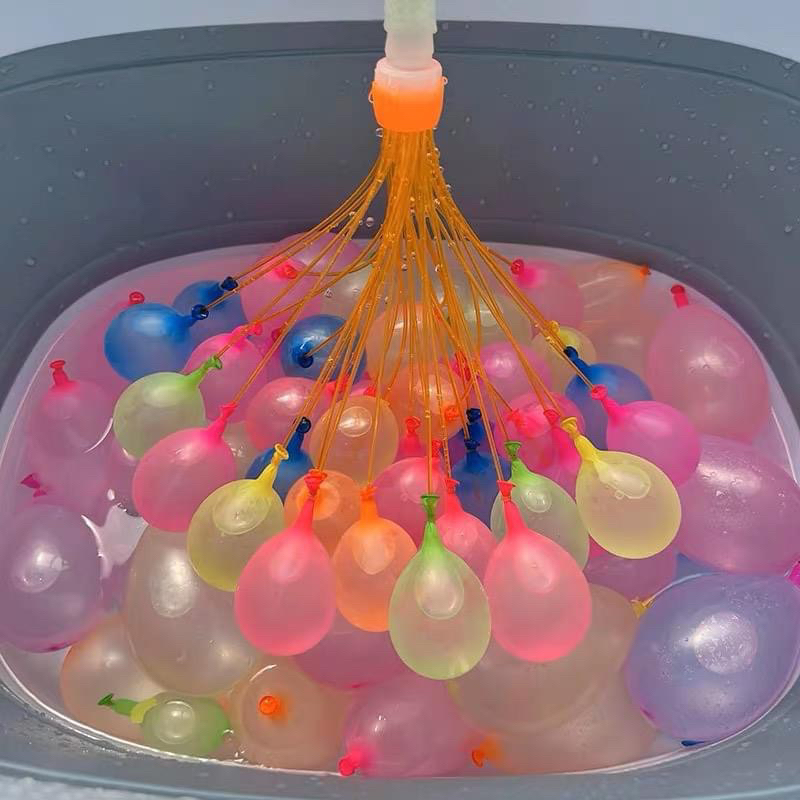 Chùm 111 quả bóng bay nước bé 18cm, bóng nước nhí 18cm