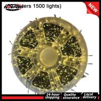 【HOSPORT】 Colorful LED Fairy Lights with Auto Timer for Garden and Bedroom Decor 10M Waterproof Light Source for Celebrations