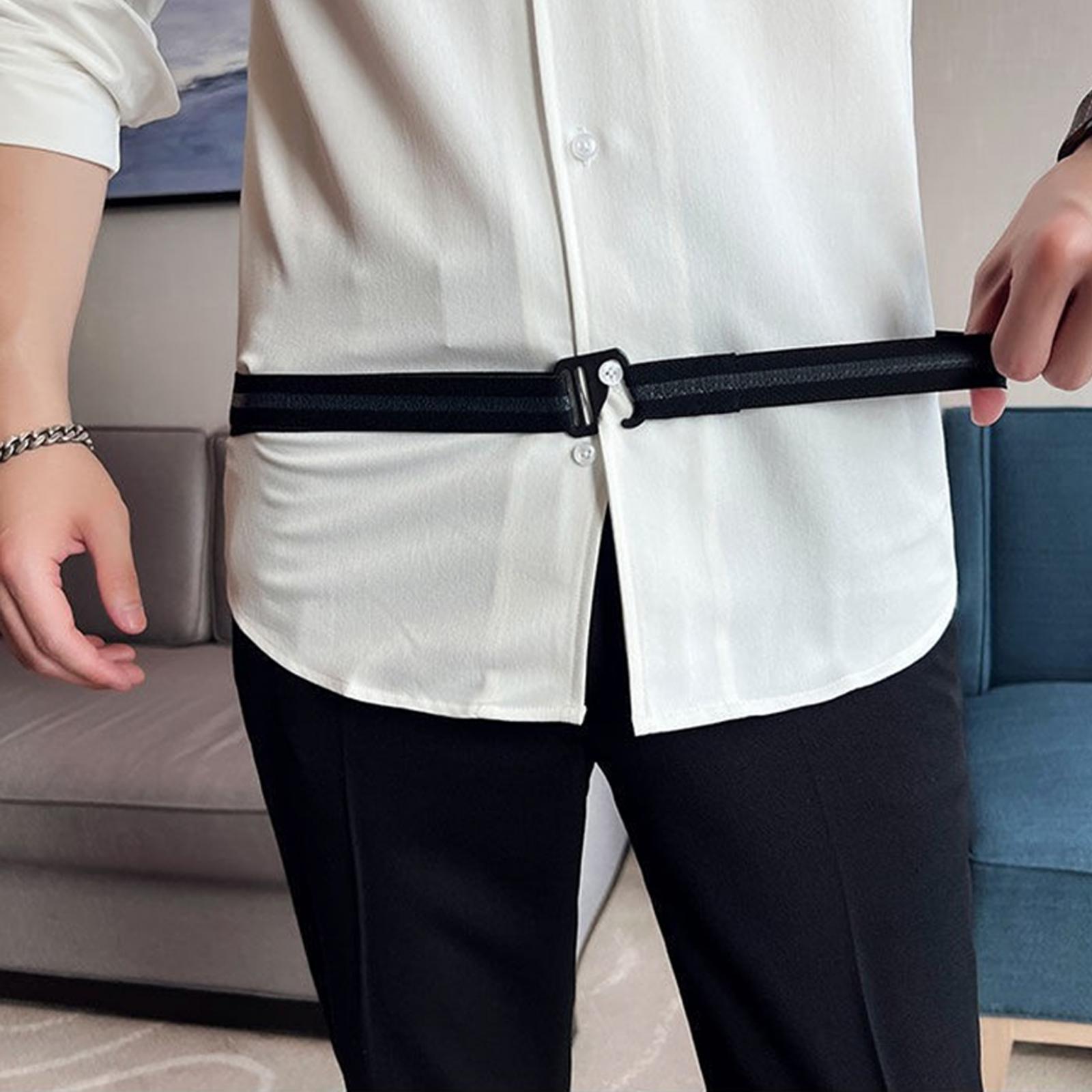 Fashion Shirt Holder Adjustable Shirt Stay Best Tuck It Belt men Shirt Hold  up